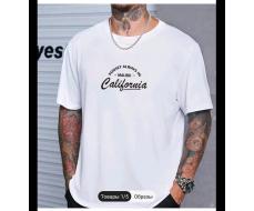 Men's Slogan Printed Short Sleeve T-Shirt