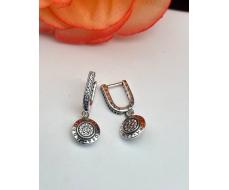 Серьги Серебро 925 пробы diana05