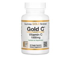 Gold С, витамин С класса USP, 1000 мг, 60 вегетарианских капсул