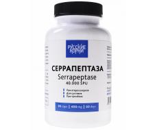 Серрапептаза. Для суставов, при атеросклерозе, целлюлите. 60 капс *400 мг
