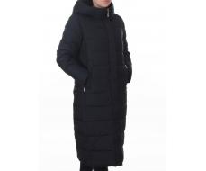 2037 DK. BLUE Пальто зимнее женское (200 гр. холлофайбер)