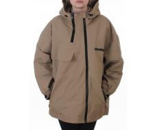 3103 BEIGE Куртка демисезонная женская (100% гр. холлофайбер)