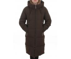 235 DK. GREEN Пальто зимнее женское (200 гр. холлофайбер)