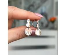 Серьги Серебро 925 пробы diana05