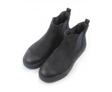 05-X30311M-7 INK. BLUE Ботинки зимние мужские (натуральная кожа, натуральный мех)