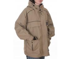 3097 GREY/GREEN Куртка демисезонная женская (100 гр. холлофайбер)