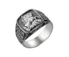 Кольцо выборочное чернение серебро 925* 8-022-3