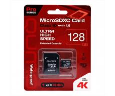 Карта флэш-памяти MicroSD 128 Гб Qumo без SD адаптер Pro seria UHS-1 U3