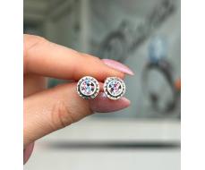 Серьги Серебро 925 пробы diana05
