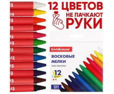 Восковые мелки 12 цветов, ErichKrause Basic