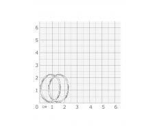 2641.20 Серьги родированные серебро 925*