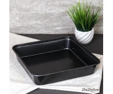 Форма для выпечки квадрат 25х5 см / RSD-12 /уп 50/ 0,292/ 25,5(23)х5/ 711740/