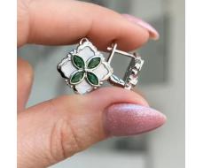 Серьги Серебро 925 пробы diana05