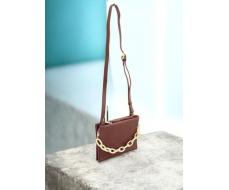 Сумка женская из кожзаменителя NN 9952# Винная