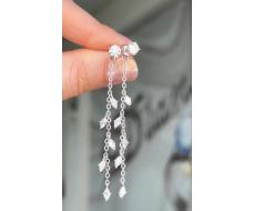 Серьги Серебро 925 пробы diana05