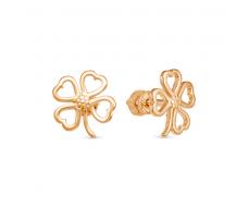 Серьги позолоченные серебро 925* 42-0482