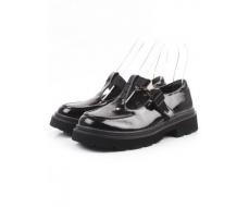 06-DLG06-2 BLACK Туфли женские (натуральная кожа)
