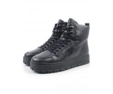 05-AW1002-2M DK. BLUE Ботинки зимние мужские (натуральная кожа, натуральный мех)