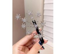 Rhinestone Star Decor Hair Clip Elegant SKU: sc2306051328414177