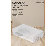 Коробка для хранения сапог с крышкой Uni size, 30×52×12 см