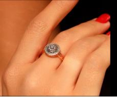 Кольцо 19 р ювелирная бижутерия коллекция "Дубай", вставка: фианиты, цвет: прозрачный,