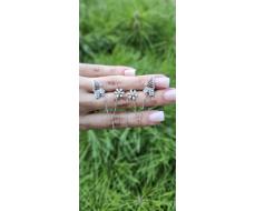 Серьги каффы Серебро 925 пробы kf