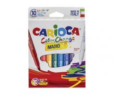 Фломастеры 18цв."CARIOCA MAGIC" 10шт, карт. кар. с европодв. 42737/10