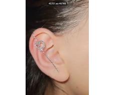 Серьги каффы Серебро 925 пробы kf