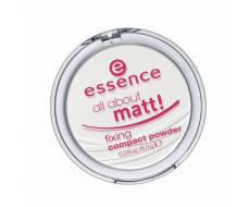 ПРИСТРОЙ!!! ОРИГИНАЛ essence - Пудра компактная all about matt! fixing compact powder, прозрачная