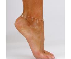 Браслет анклет на ногу коллекция Xuping покрытие позолота
