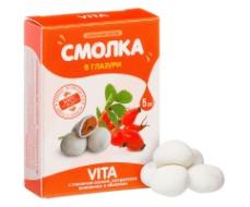 Смолка в глазури «VITA» с шиповником и облепихой, 5 шт