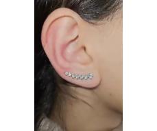 Серьги каффы Серебро 925 пробы kf