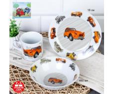 Набор посуды 3 предмета / C336N# /уп 6/12/ Машина