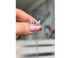 Серьги Серебро 925 пробы diana05