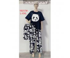 АРТ. 19217П ПИЖАМА ТРИ ПРЕДМЕТА : ФУТБОЛКА + БРЮКИ + ШОРТ