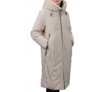 M-9116 BEIGE Пальто зимнее женское CORUSKY (верблюжья шерсть) размер 48