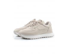 03-YH471-2 DK. BEIGE Кроссовки женские (натуральная кожа)