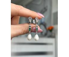 Серьги Серебро 925 пробы diana05