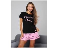 Пижама женская П-145 реснички шорты