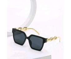 Oversized Square Frame Tinted Lens Fashion Glasses For Beach &Club Parties