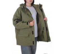 3104 GREEN Куртка демисезонная женская (100 гр. холлофайбер)