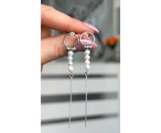 Серьги Серебро 925 пробы diana05