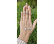 Комплект Серебро 925 пробы. Kf, перламутр