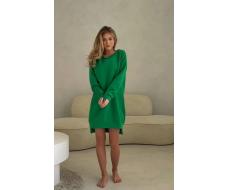 Платье #БШ1677, теплое с флисом, ремень широкий в комплекте