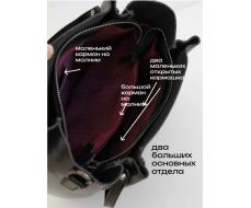 Сумка женская кожаная NN 322# Black