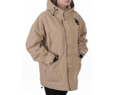 3097 BEIGE Куртка демисезонная женская (100 гр. холлофайбер)
