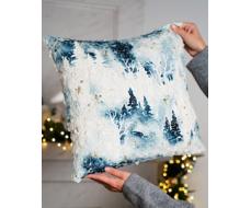 Наволочка из текстурной ткани с лепесточками