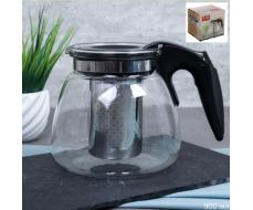 Чайник заварочный с ситом 900 мл / SX900A /уп 60 /