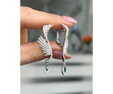 Серьги Серебро 925 пробы diana05