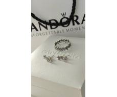 Только серьги!!! Серебро 925 пробы Pandora gl